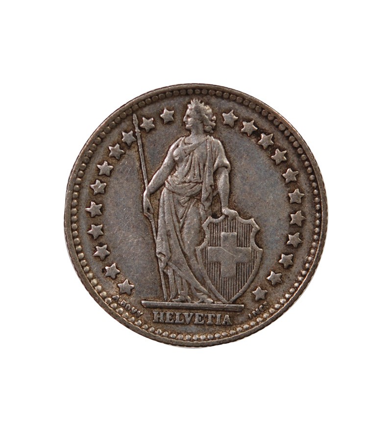 SUISSE - 1 FRANC ARGENT (1875-1967)