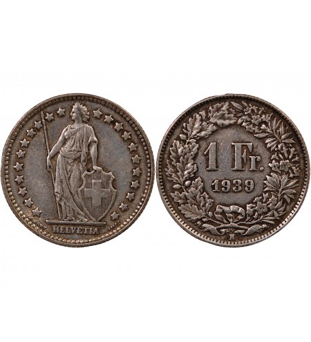 SUISSE - 1 FRANC ARGENT (1875-1967)