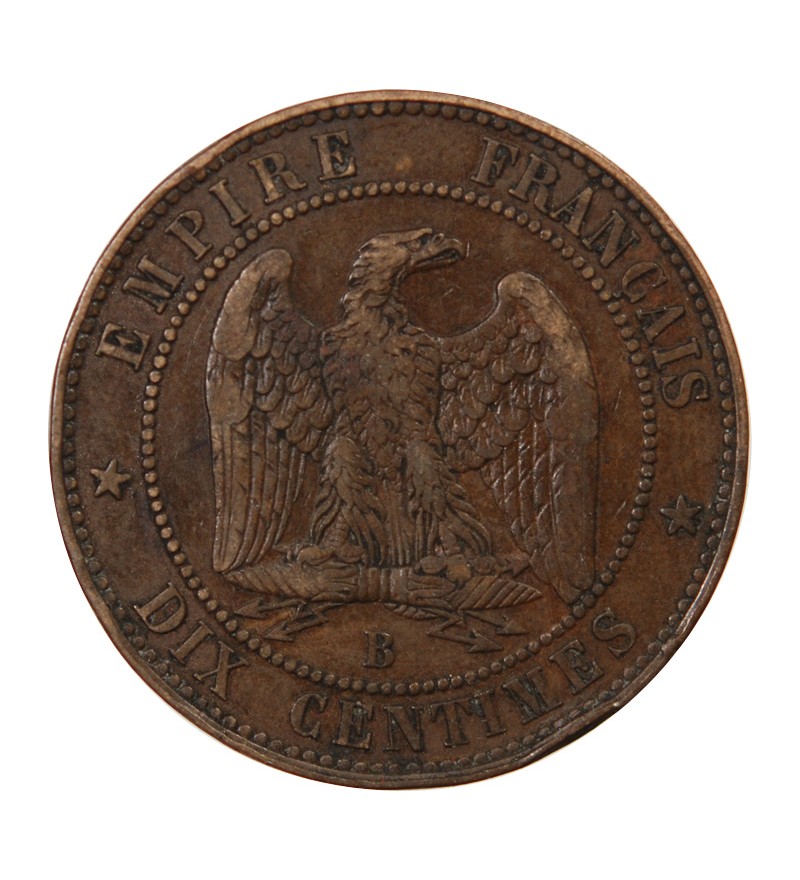 NAPOLEON III, TÊTE NUE - 10 CENTIMES 1852 / 1857