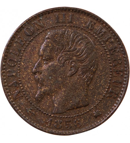 NAPOLEON III, TÊTE NUE - 5 CENTIMES 1853 / 1857
