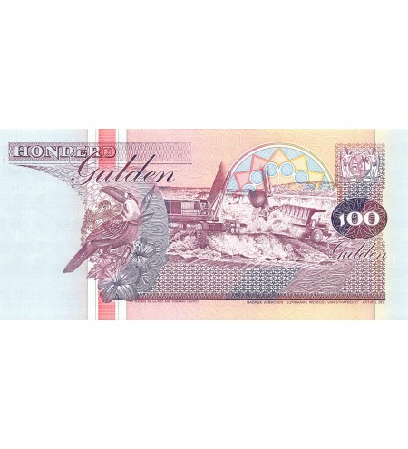 SURINAM - 100 GULDEN 10/02/1998