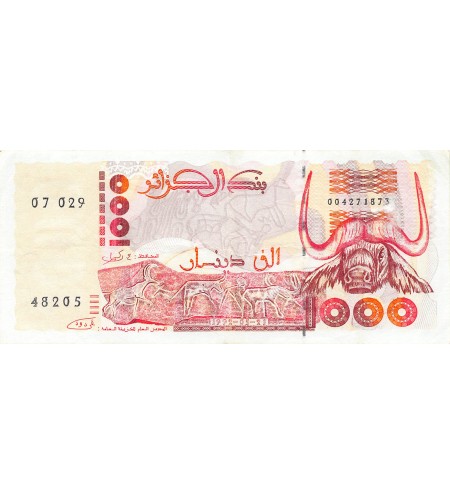ALGERIE - 1000 DINARS 21/05/1992 (1995)