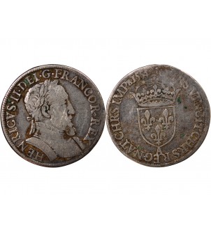 HENRI II - TESTON ARGENT 1554 A PARIS 2