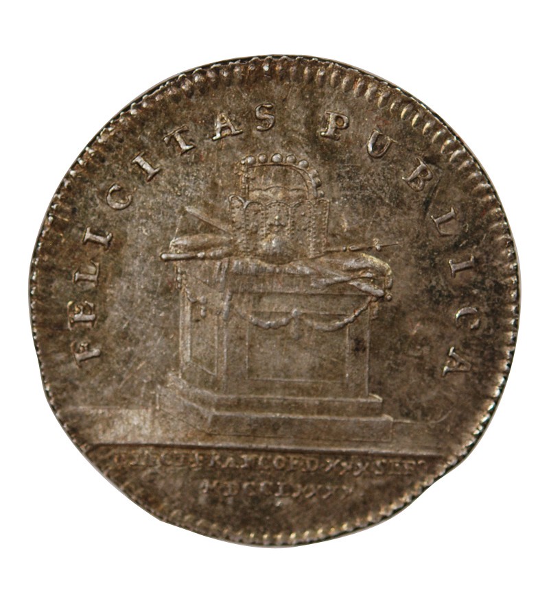 ALLEMAGNE, FRANCFORT-SUR-LE-MAIN, LEOPOLD II - DUCAT ARGENT 1790