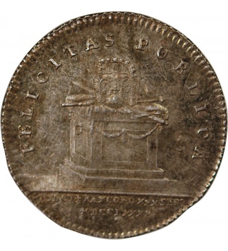 ALLEMAGNE, FRANCFORT-SUR-LE-MAIN, LEOPOLD II - DUCAT ARGENT 1790