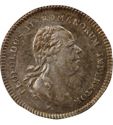 ALLEMAGNE, FRANCFORT-SUR-LE-MAIN, LEOPOLD II - DUCAT ARGENT 1790