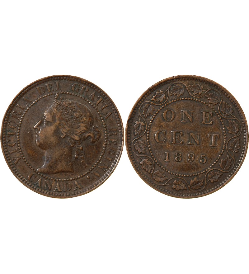 CANADA, VICTORIA - 1 CENT 1895