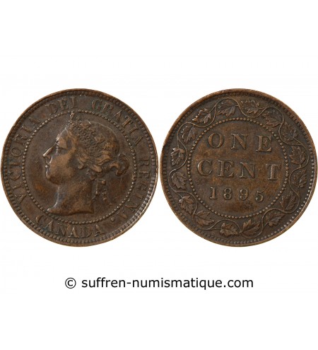 CANADA, VICTORIA - 1 CENT 1895