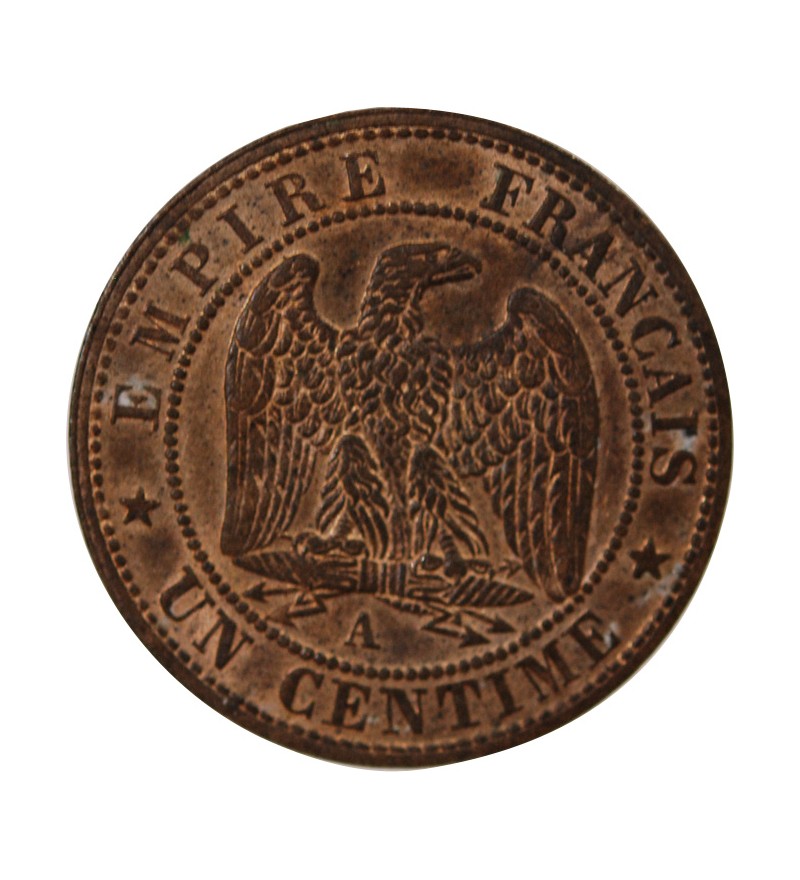 NAPOLEON III, TÊTE NUE - 1 CENTIME 1854 A PARIS