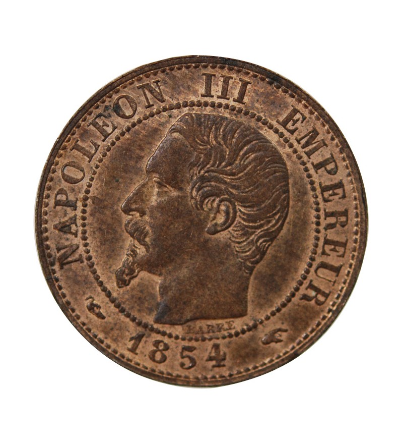 NAPOLEON III, TÊTE NUE - 1 CENTIME 1854 A PARIS