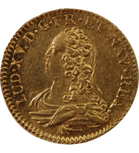 LOUIS XV - LOUIS D'OR AUX LUNETTES 1731 X AMIENS R3