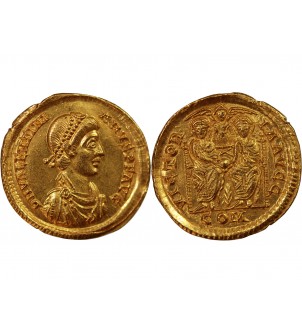 VALENTINIEN II - SOLDIDUS OR 375 / 392 2