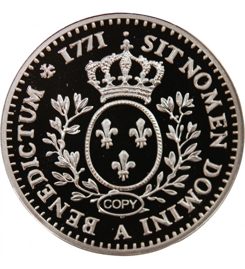 LOUIS XV, A la Vieille Tête - MEDAILLE BE ARGENT 999,99%