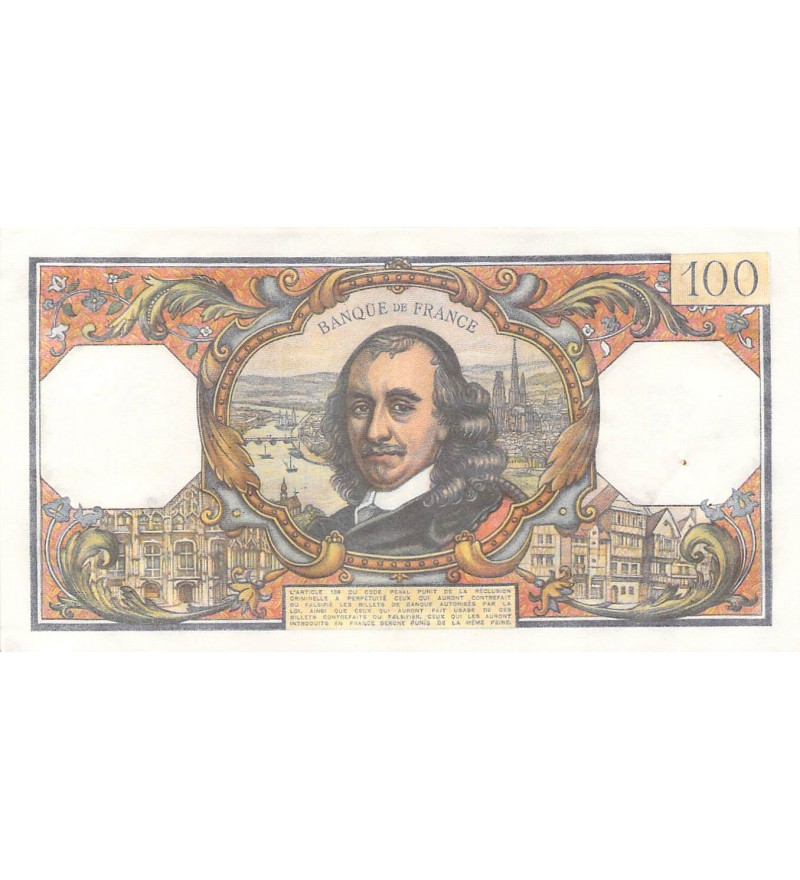FRANCE, CORNEILLE - 100 FRANCS 02/04/1964 - SÉRIE F.5 - TTB+