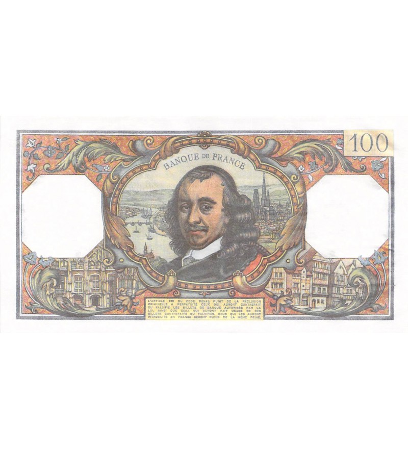 FRANCE, CORNEILLE - 100 FRANCS 02/11/1978 - SÉRIE B.1218 - SUP+