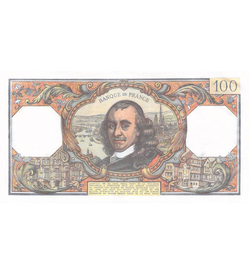 FRANCE, CORNEILLE - 100 FRANCS 01/02/1979 - SÉRIE B.1244 - SUP+