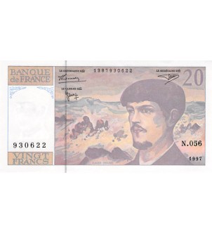 FRANCE - 20 FRANCS DEBUSSY 1997 - SÉRIE N.056 - SPL