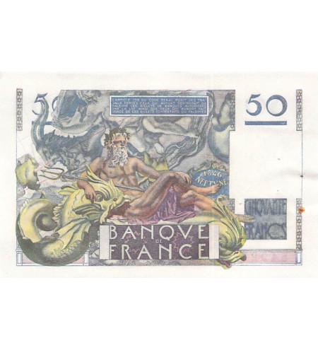 FRANCE - 50 FRANCS LE VERRIER 02/10/1947 - SÉRIE P.91 - PSUP