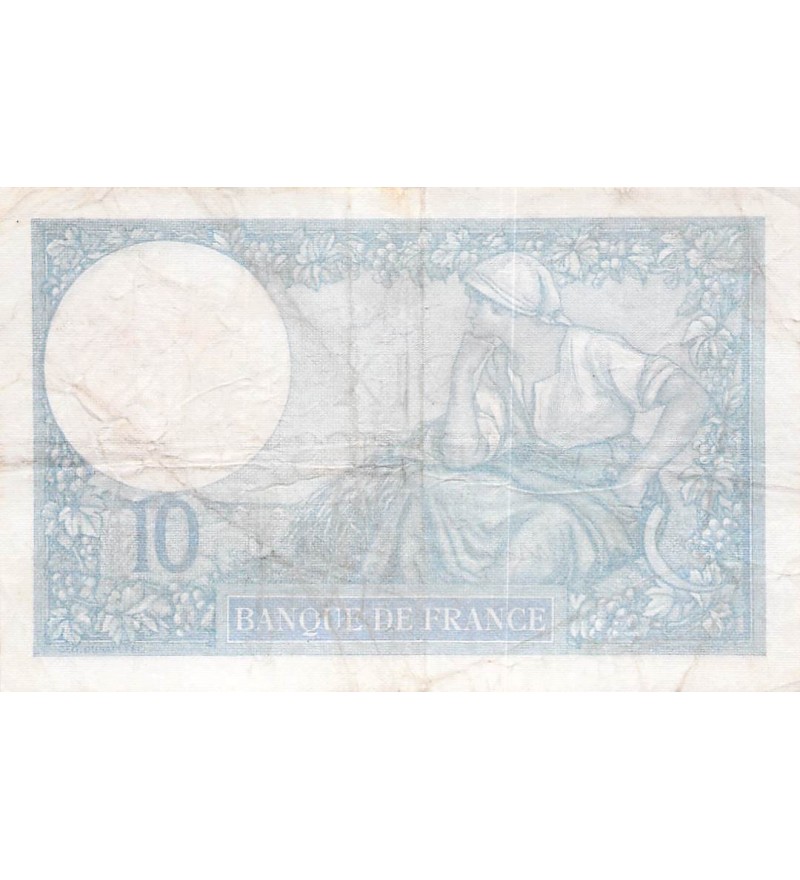 FRANCE - 10 FRANCS MINERVE 26/12/1940 - TB+
