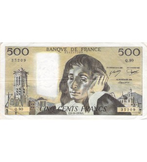 FRANCE - 500 FRANCS PASCAL...