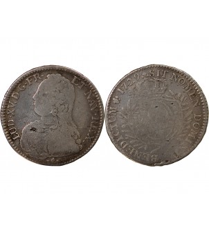 LOUIS XV - 1/2 ECU ARGENT AUX BRANCHES D'OLIVIER 1729 L BAYONNE 2