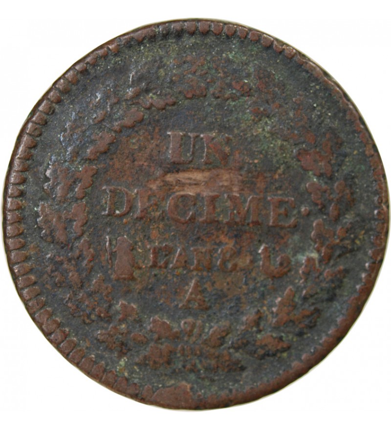 DUPRÉ - DECIME AN 8 A PARIS