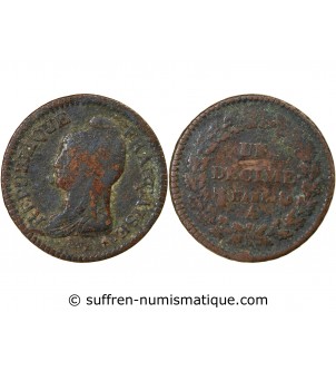 DUPRÉ - DECIME AN 8 A PARIS