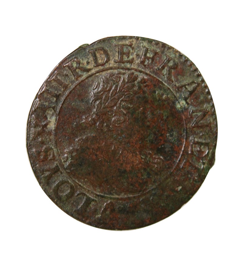 LOUIS XIII - DOUBLE TOURNOIS 1627 A PARIS