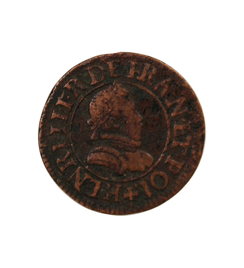 LA LIGUE, au nom d'HENRI III - DOUBLE TOURNOIS 1591 / 1592 A PARIS