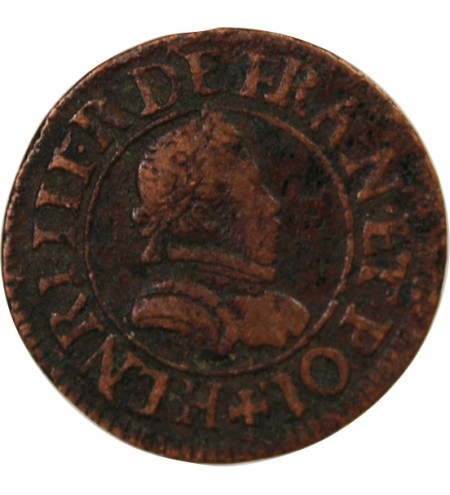 LA LIGUE, au nom d'HENRI III - DOUBLE TOURNOIS 1591 / 1592 A PARIS