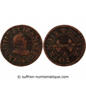 LA LIGUE, au nom d'HENRI III - DOUBLE TOURNOIS 1591 / 1592 A PARIS