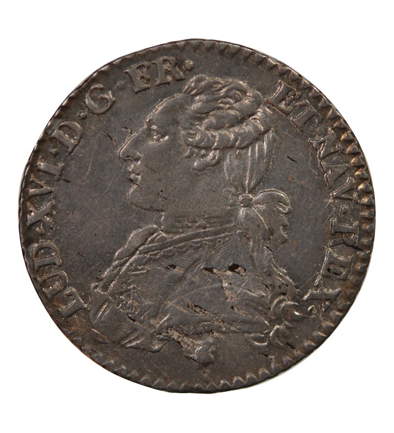 LOUIS XVI - 1/10 ECU AUX BRANCHES D'OLIVIER 1778 A PARIS