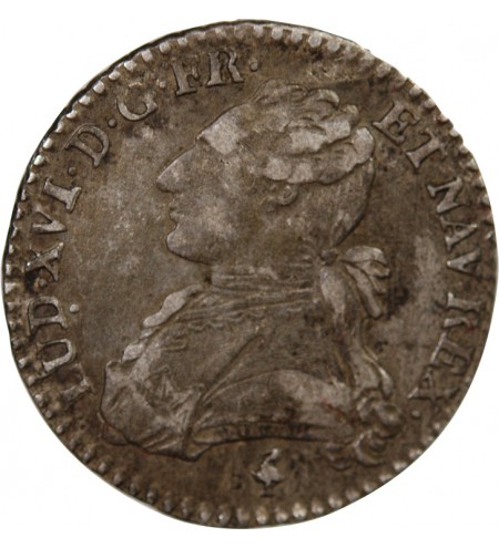 LOUIS XVI - 1/10 ECU AUX BRANCHES D'OLIVIER 1779 A PARIS