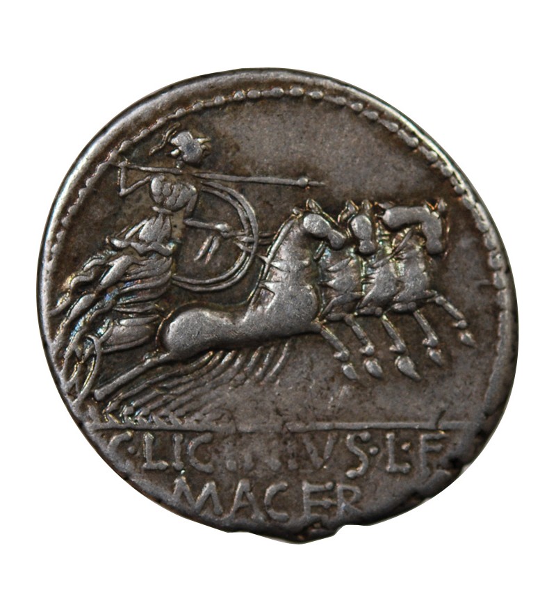 LICINIA - DENIER ARGENT 84 AV JC ROME