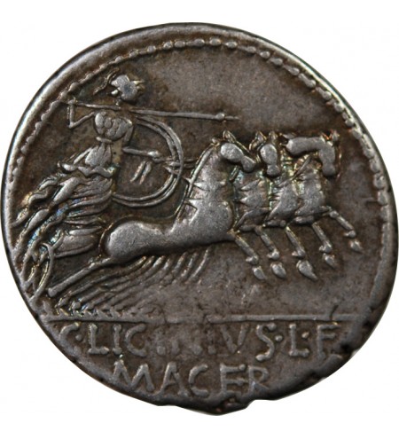 LICINIA - DENIER ARGENT 84 AV JC ROME