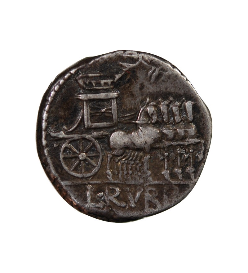 RUBRIA - DENIER ARGENT 87 AV JC ROME