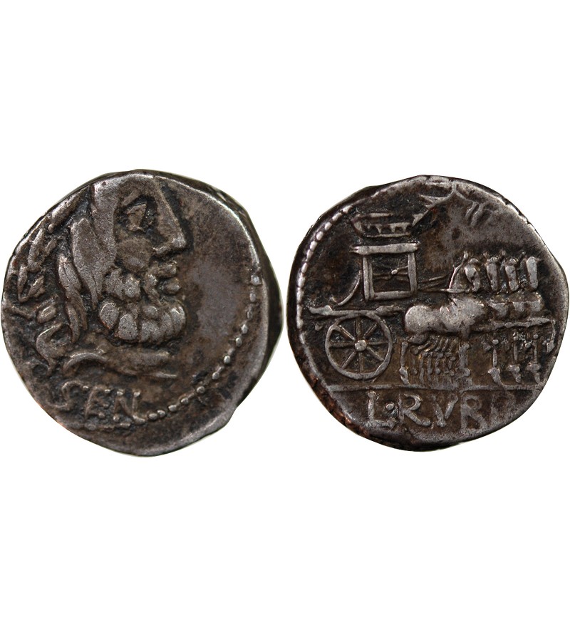 RUBRIA - DENIER ARGENT 87 AV JC ROME