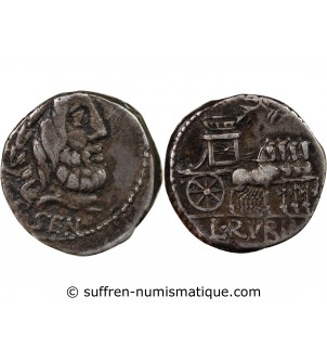 RUBRIA - DENIER ARGENT 87 AV JC ROME 2