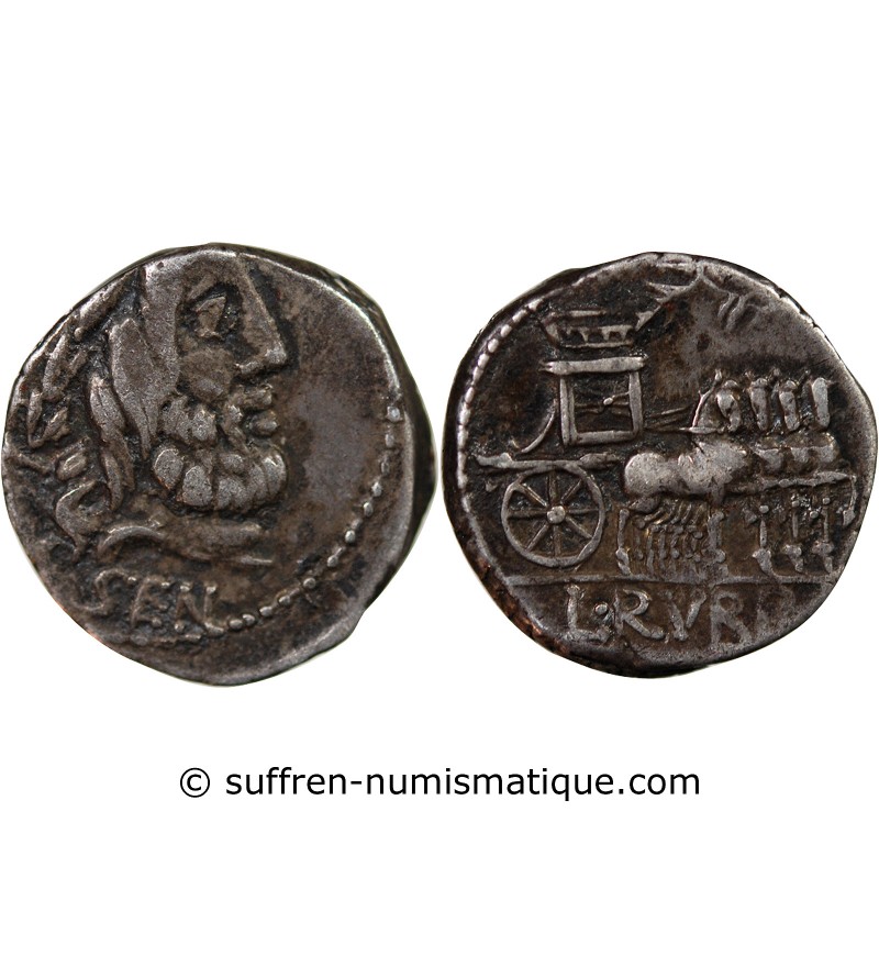 RUBRIA - DENIER ARGENT 87 AV JC ROME