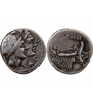 FONTEIA - DENIER ARGENT 108 / 107 AV JC ROME 2