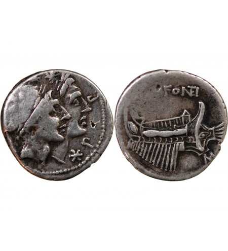 FONTEIA - DENIER ARGENT 108 / 107 AV JC ROME