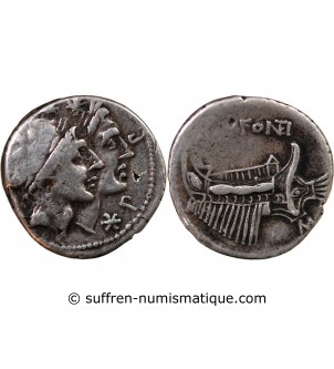 FONTEIA - DENIER ARGENT 108 / 107 AV JC ROME