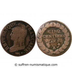 DUPRÉ - 5 CENTIMES AN 5 BB STRASBOURG