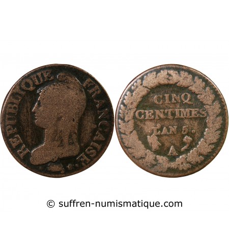 DUPRÉ - 5 CENTIMES AN 5 BB STRASBOURG