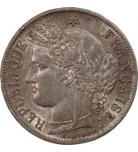 CÉRÈS - 5 FRANCS ARGENT 1851 A PARIS