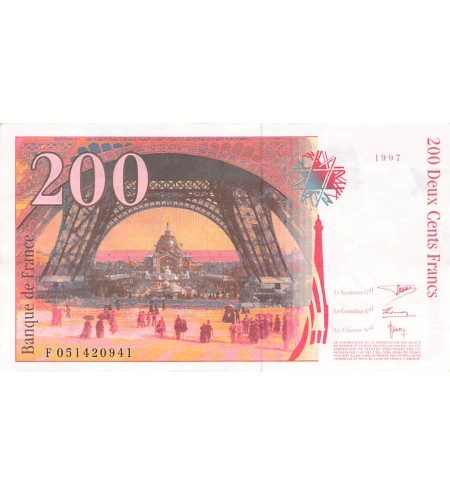 FRANCE, GUSTAVE EIFFEL - 100 FRANCS 1997 - TTB+