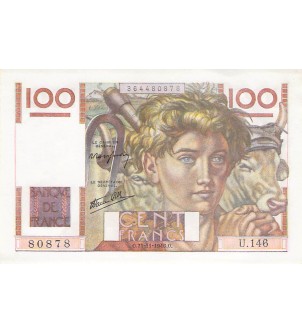 FRANCE, JEUNE PAYSAN - 100 FRANCS 21/11/1946 - SÉRIE U.146 - SPL