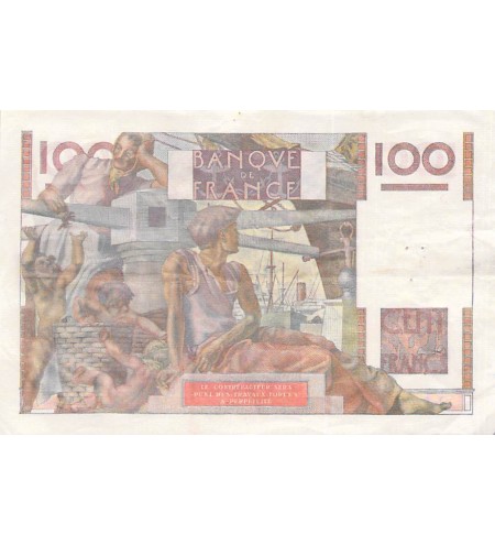 FRANCE, JEUNE PAYSAN - 100 FRANCS 02/11/1951 - SÉRIE R.415 - TTB