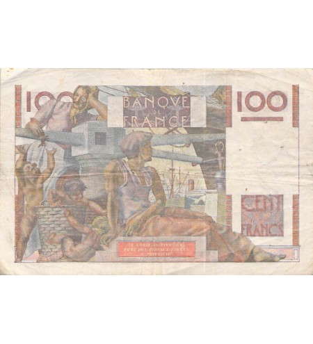 FRANCE, JEUNE PAYSAN - 100 FRANCS 02/11/1951 - SÉRIE R.415 - TTB