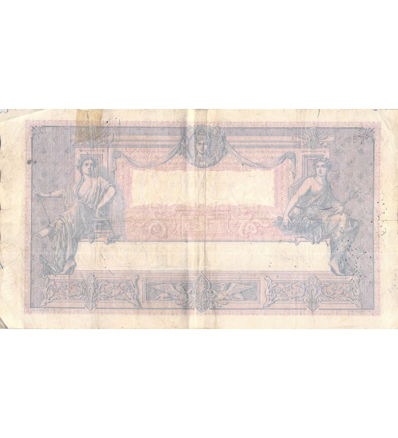 FRANCE - 1000 FRANCS BLEU ET ROSE 02/08/1912 - SERIE P.793 - TB
